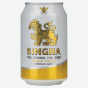 Пиво Singha светлое 0,33 л ж/б