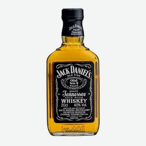 Виски ДЖЕК ДЭНИЕЛ С Tennessee Whiskey 0.2л