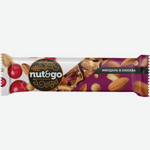 Батончик Nut&Go Миндаль, Клюква 36Г
