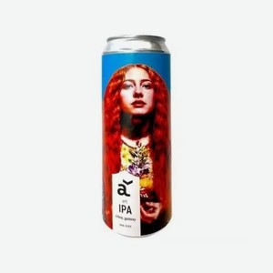 Пиво АЛЯСКА ИПА 5.5% 450мл ж/б
