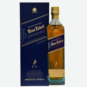 Виски Johnnie Walker Blue Label в подарочной упаковке 0.75л