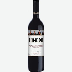 Вино  Тамада  Алазанская Долина красное, 750 мл, Красное, Полусладкое