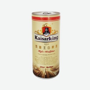 Пиво КАЙЗЕР Кинг оригинальное 1729 3.3% 500мл ж/б