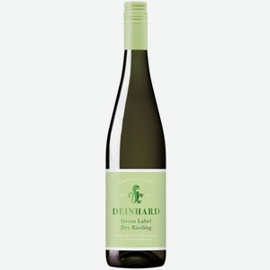Вино Дайнхард Грин Лейбл Рислинг MOSEL Белое Полусухое 0.75л
