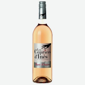 Вино Les Caves de la Loire Les Caprices d Ines Rose d Anjou, 0.75 л