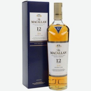 Виски МАКАЛЛАН Дабл Каск 12 лет HIGHLAND SINGLE MALT SCOTCH 0.7л