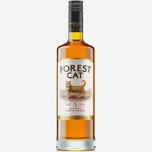Виски ФОРЕСТ КЭТ Scotch Blended 0.7л