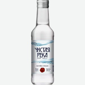 Настойка Горькая Чистая Река 35% 0,25Л
