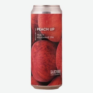 Пиво Бакунин PeachUP Милкшейк ипа 0.45л