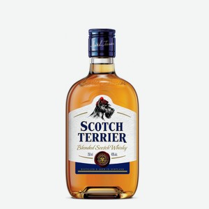 Виски  SCOTCH TERRIER(СКОТЧ ТЕРЬЕР)  шотландский купажированный 40% 0,25л