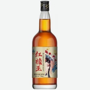 Виски Рэд Оак Кинг купажированный 40% 0,7л А,1,2,6