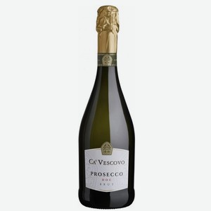 Вино игристое КаВесково Просекко белое брют 11% 0,75л А,1,2,6