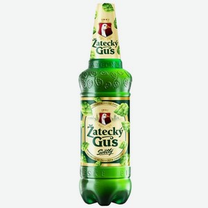 Пиво Zatecky Gus (Жатецкий Гусь) светлое пастеризованное 4,6% 1,35л пэт