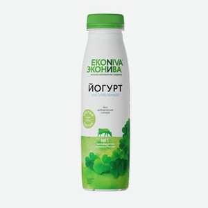 Йогурт питьевой 300г Эконива (клуб, перс, черн, класс)