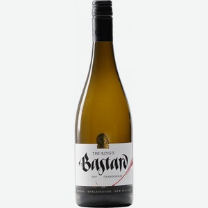 Вино  Кинг с Бастард  Шардоне, 2017, 2017, 750 мл, Белое, Сухое