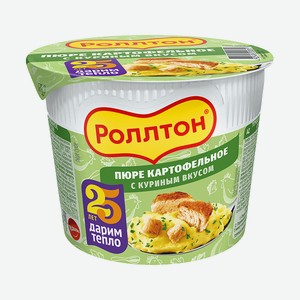 Р Роллтон Карт.пюре Кур.ст. 24*40гр