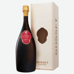 Шампанское Gosset Grande Reserve Brut в подарочной упаковке 3 л
