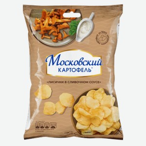 Картофель Московский cо вкусом лисичек в сливочном соусе