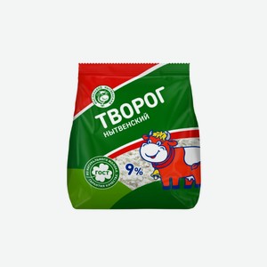 Творог 9% пакет 175гр Нытва