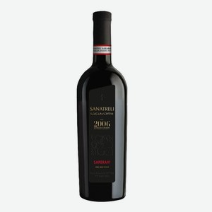 Вино «САПЕРАВИ» ординарное сортовое сухое красное SANATRELI (Бадагони) 11% 0,75л