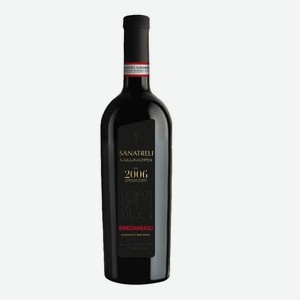 Вино  КИНДЗМАРАУЛИ  ординарное сортовое полусладкое красное SANATRELI (Бадагони) 10% 0,75л