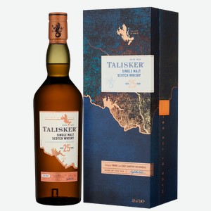 Виски Talisker 25 Years в подарочной упаковке 0.7 л