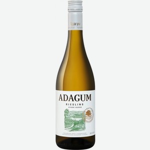 Вино  Адагум  Рислинг, 187 мл, Белое, Сухое