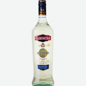 Вермут Gancia Bianco белый сладкий 1 л, 15%