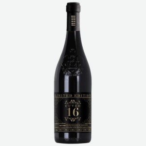 Вино Botter Cuvee 16 Limited Edition красное полусухое 0,75 л