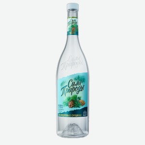 Водка Силы природы на кедровых орешках 0,5 л