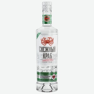 Водка Снежный краб Деликатесный 0,5 л