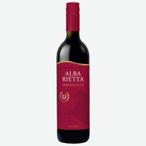 Вино Alba Rietta Tempranillo красное полусладкое 0,75 л