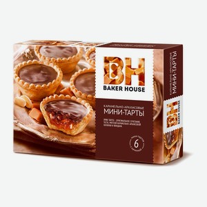 Мини-Тарты BН Карамель Арахис 240г