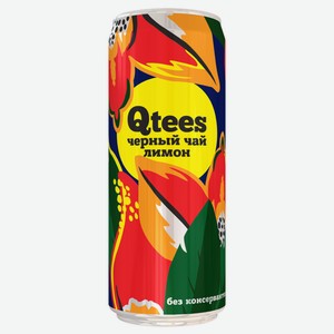 Чай Черный Лимон Qtees 0,33л ж/б