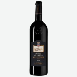 Вино Poggio alle Mura марочное красное сухое 0,75 л