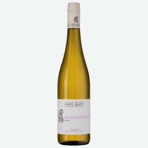 Вино Hans Baer Gewurztraminer белое полусладкое 0,75 л
