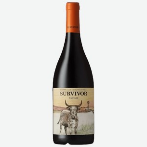 Вино Survivor Pinotage красное сухое 0,75 л