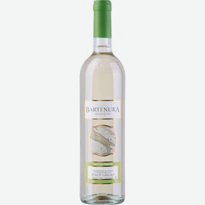 Вино Бартенура, Пино Гриджио, 2019, 2019, 750 мл, Кошерное, Сухое