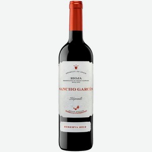 Вино Санчо Гарсес Темпранильо RESERVA DOC RIOJA Красное Сухое 0.75л