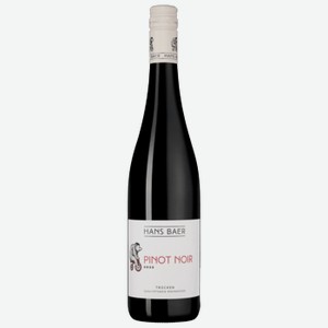 Вино Hans Baer Pinot Noir красное полусухое 0,75 л