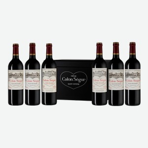 Вино в подарочном сете Chateau Calon Segur 1988- 2009 0.75 л