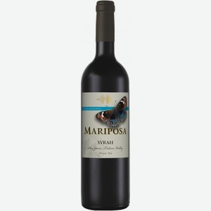 Вино Марипоса Сирра кр/сух. 12,5% 0,75л Аргентина