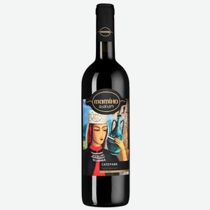 Вино Мамико Саперави KAKHETI Красное Сухое 0.75л