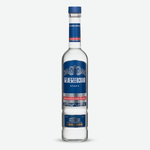 Водка Белебеевская Классическая 40% 0,5л Башспирт