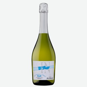 Игристое вино безалкогольное Vina Albali White Low Alcohol, 0,0 % 0.75 л