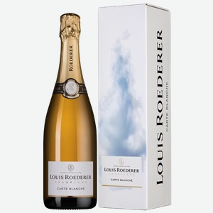 Шампанское Louis Roederer Carte Blanche в подарочной упаковке 0.75 л
