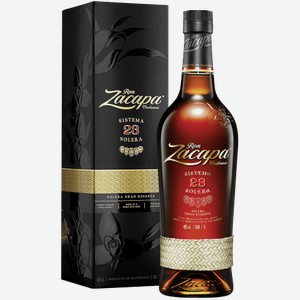 Ром Zacapa Centenario Solera Gran Reserva 23 в подарочной упаковке 1л