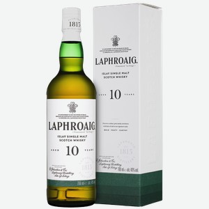 Виски Laphroaig 10 years в подарочной упаковке 0.7 л