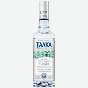 Водка Талка Сибирский Кедр 40% 0,5л