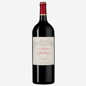 Вино Le Marquis de Calon Segur (Saint-Estephe) 1.5 л